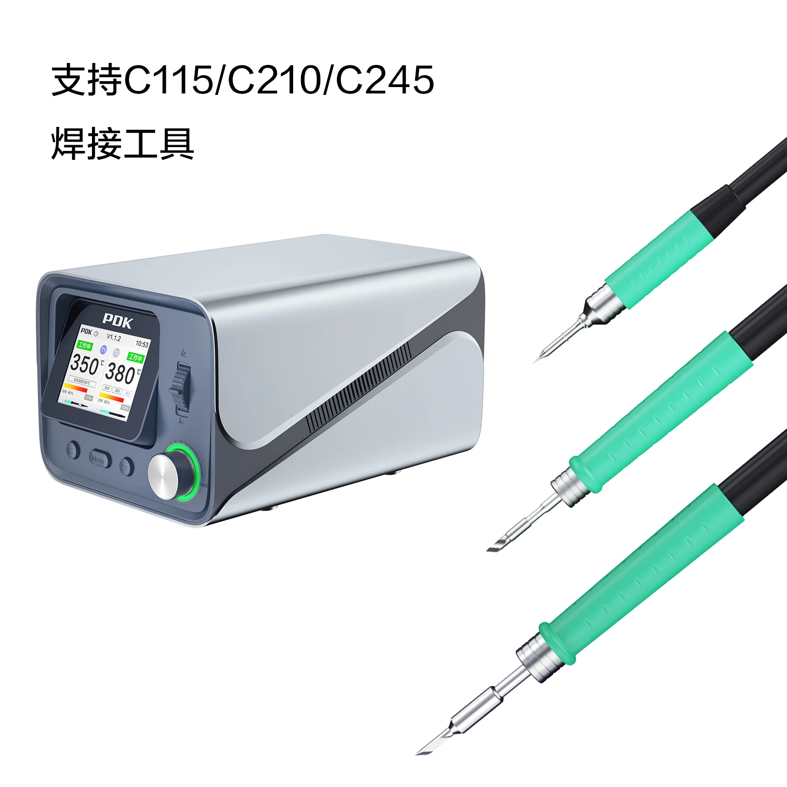 I2C PDK1200 Electric Soldering Iron Station Compatible With C210 C115 C245 Handles For Mobile Phone BGA Plate Welding Repair