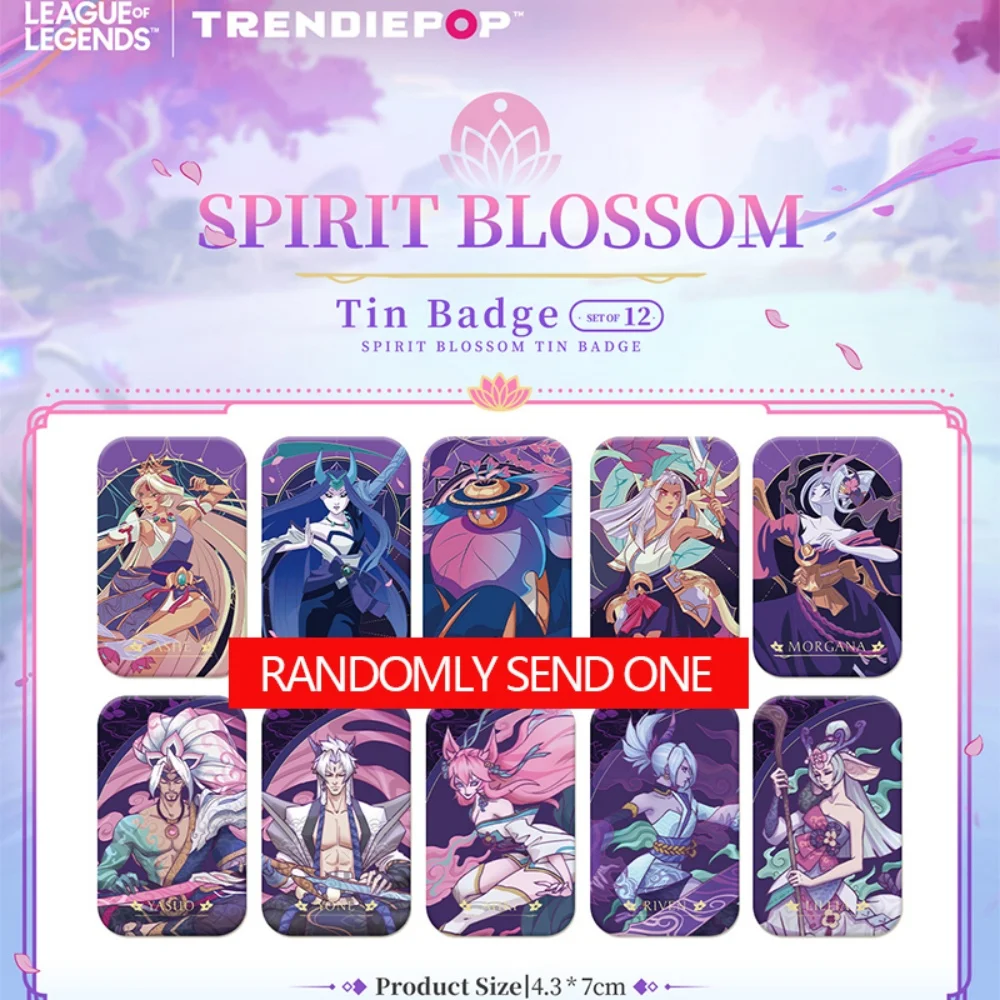 

League of Legends Spirit Blossom Tin Badge (Blind Draw 10+2) - Single Pack - Birthday Gift, Card Collectibles, Officially Licensed Product, Premium Collectibles, Geek Gift