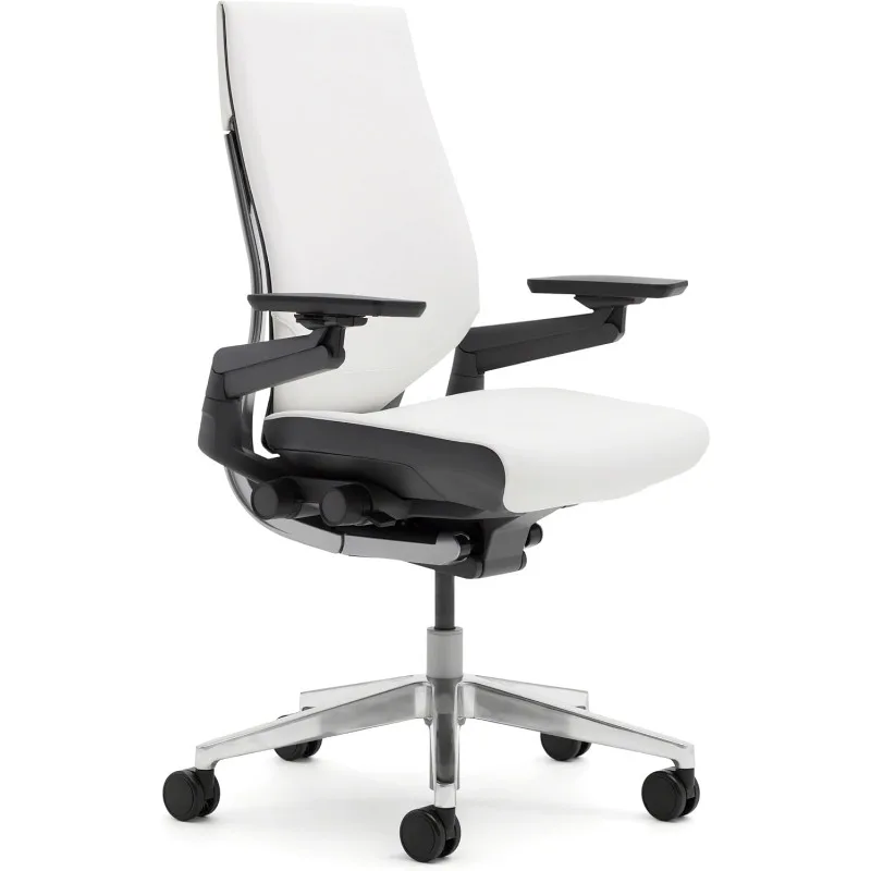 Gesture Office Chair - Ergonomic Work  with Wheels for Carpet Comfortable  Intuitive-to-Adjust for Desk 360Degree