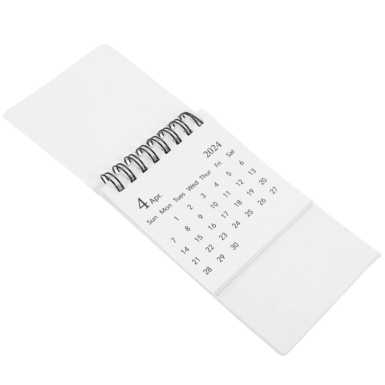 

Small Desk Calendar 2024 Mini Tabletop Standing Calendar Daily Use Monthly Planner Thick Paper for Birthdays Appointments