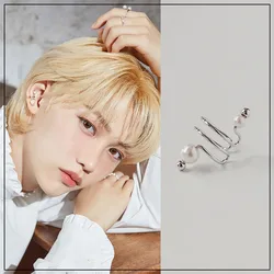 Korean Minimalist Ear Cuff Clip Earrings Non-Piercing Ear Bone Clip Design Feliex Same Style Helix Curve Huggies Earring