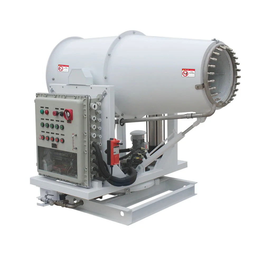 Canhão de nevoeiro de supressão de poeira de baixo ruído ambiental ecológico fabricado na China