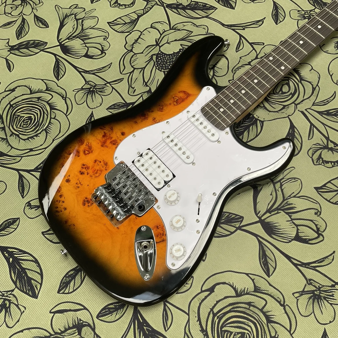 

Vintage sunset electric guitar, Double shake trill,rosewood fingerboard with a warm feel guitars, rock style electric guitarar