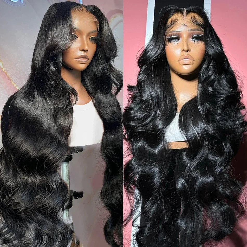 13x4 13x6 Body Wave Lace Front Human Hair Wig Brazilian Remy Transparent 30 40Inch Hd Lace Frontal Wigs For Women Cheap Hair