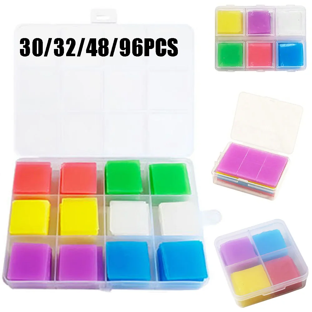 30/32/48/96 Diamond Painting Glue Clay Color Drilling Mud DIY Painting Wax Organizer Accessories Blockage Plaster Wax Dotting