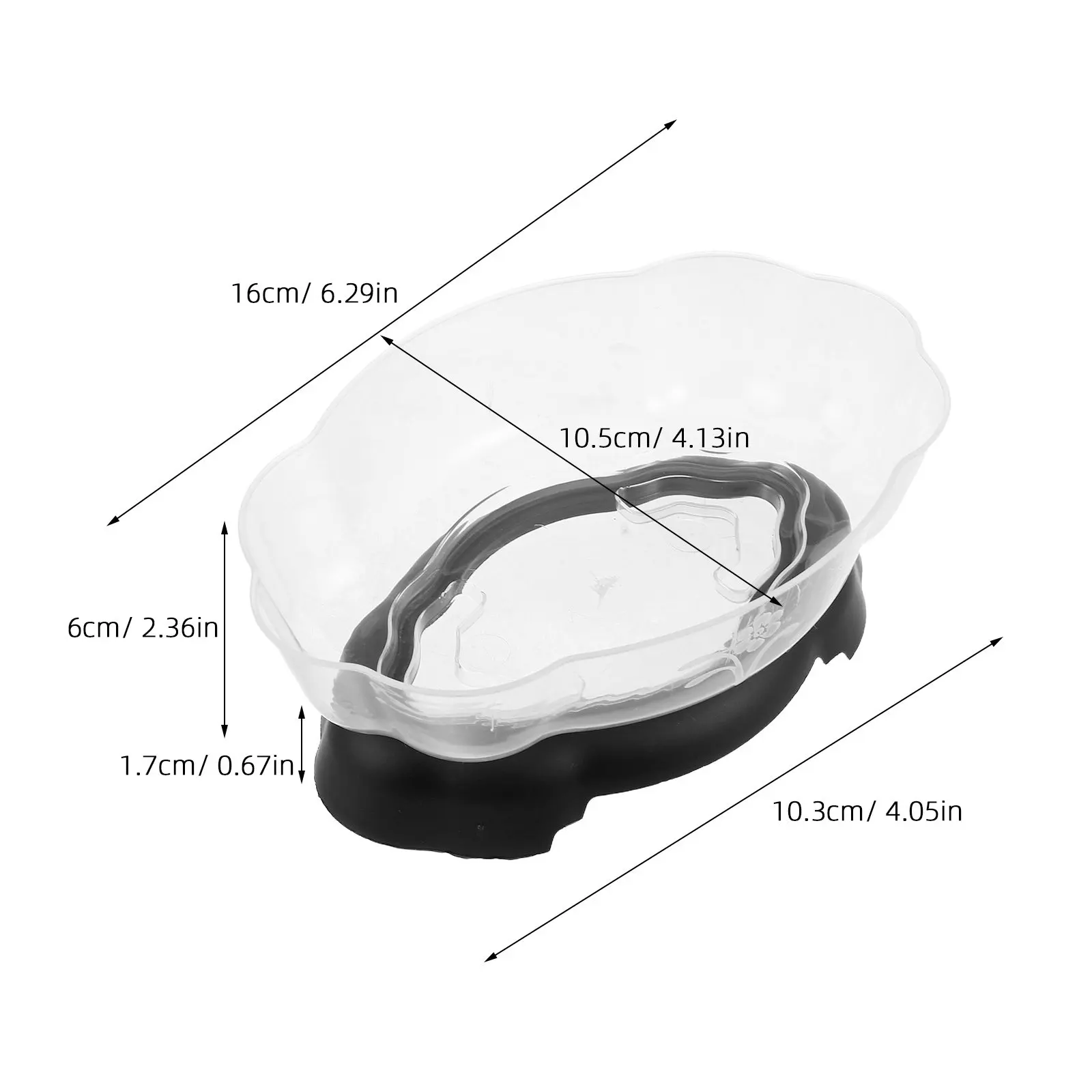 2Pcs Clear Lotus Bowl Planter Transparent Flower Pot for Water Lilies Hydroponic Plant Container Indoor Office Balcony - view 3