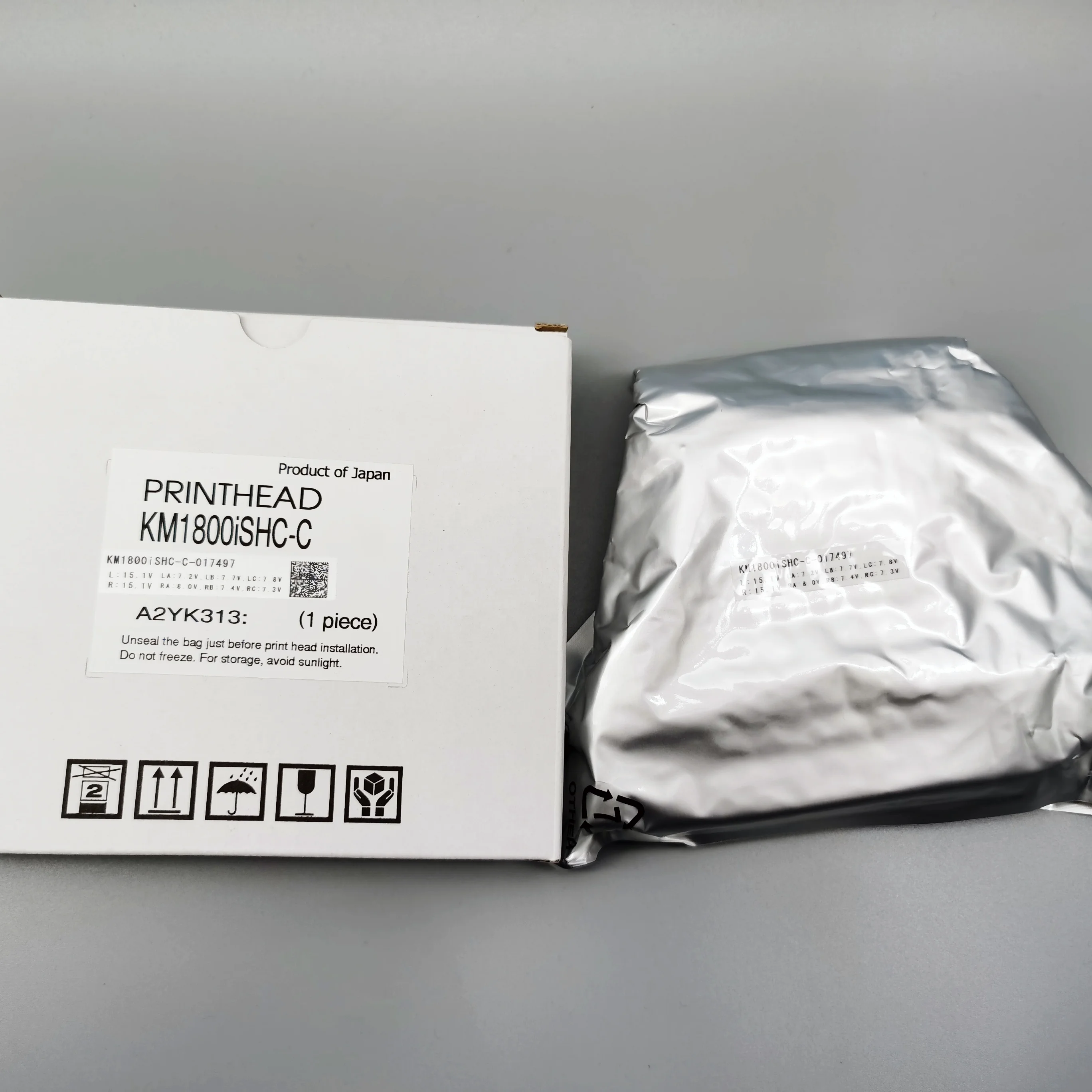 For UV Printer 100% New Original Konica KM1800 I SHC-C 3.5PL Printhead