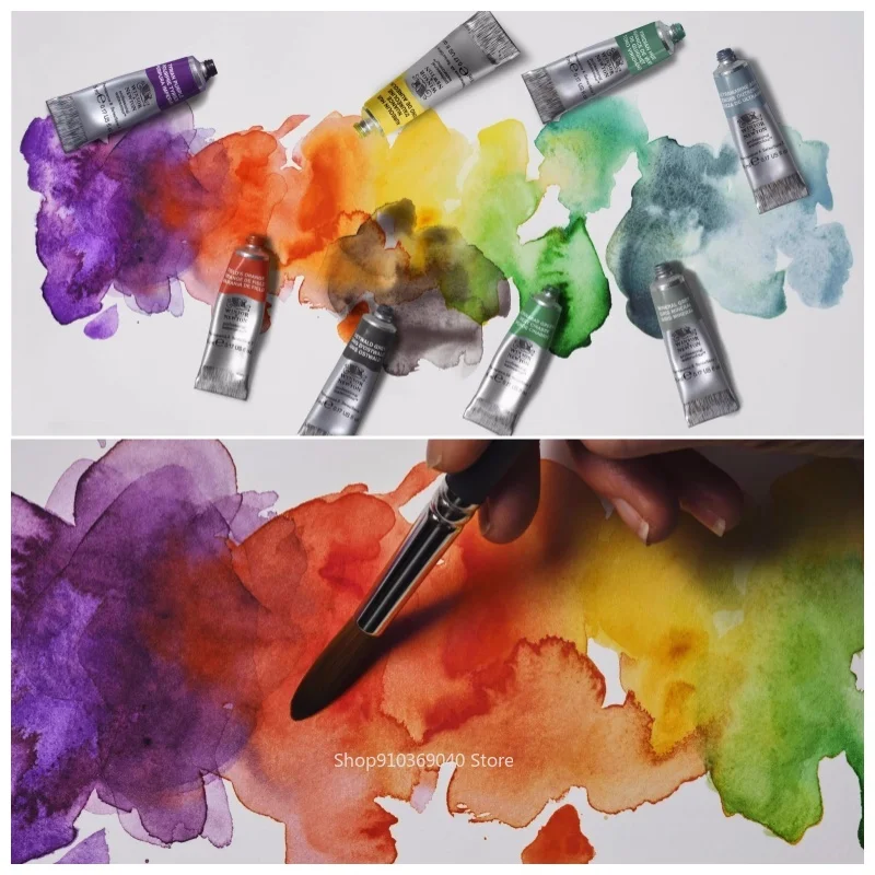 Winsor & Newton Artist-grade Replica 8-color Watercolor Paint 5ML Original Tube Professional-grade Artist Painting Art Supplies