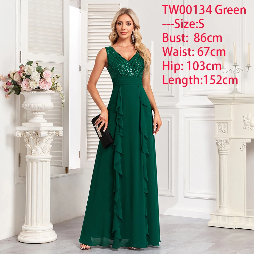 XUCTHHC Brand Lowest Price Only One Sample Party Gowns Long Formal Dress For Women Evening Dress 2024