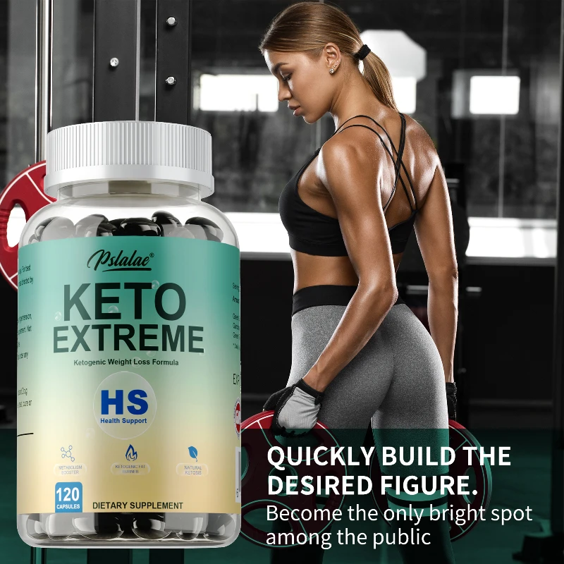 Cápsulas Keto: quemar grasa, controlar el apetito, promover la salud general, reducir la grasa y ganar músculo - 120 cápsulas