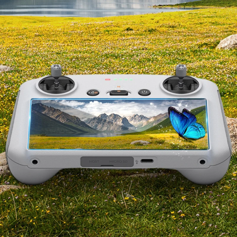 2 stücke Gehärtetem Film für DJI Mini 3 Pro Mit Bildschirm Fernbedienung HD Gehärtetem Glas Film für Mini 3 pro Schutzhülle Film Zubehör