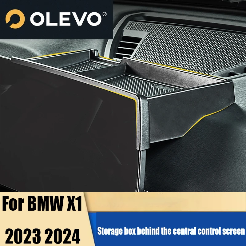 New For BMW X1 U11/U12 2023 2024 rear storage box of central control screen car interior storage accessories increase storage sp