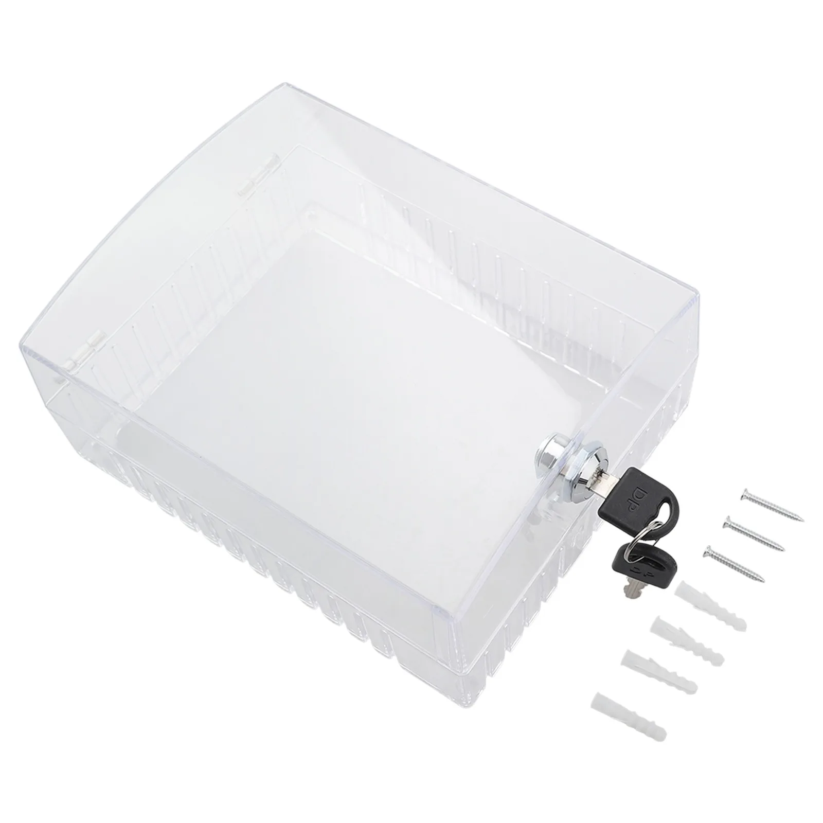 Acrylic Construction Protective Cover for Your Thermostat Designed to Restrict Access Using a Secure Keyed System With 2 Keys
