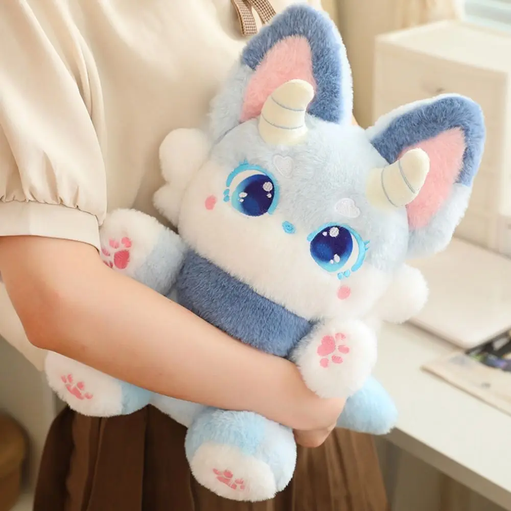 Large Ear Little Animal Devil Doll Fluffy Big EYE Cartoon Animal Plush Toy Collection Ins Cartoon Plushies Doll