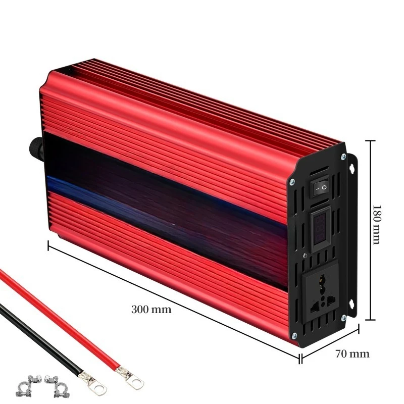 Pure sine wave inverter rated power 2200W/peak power 6000W household and automotive solar inverters