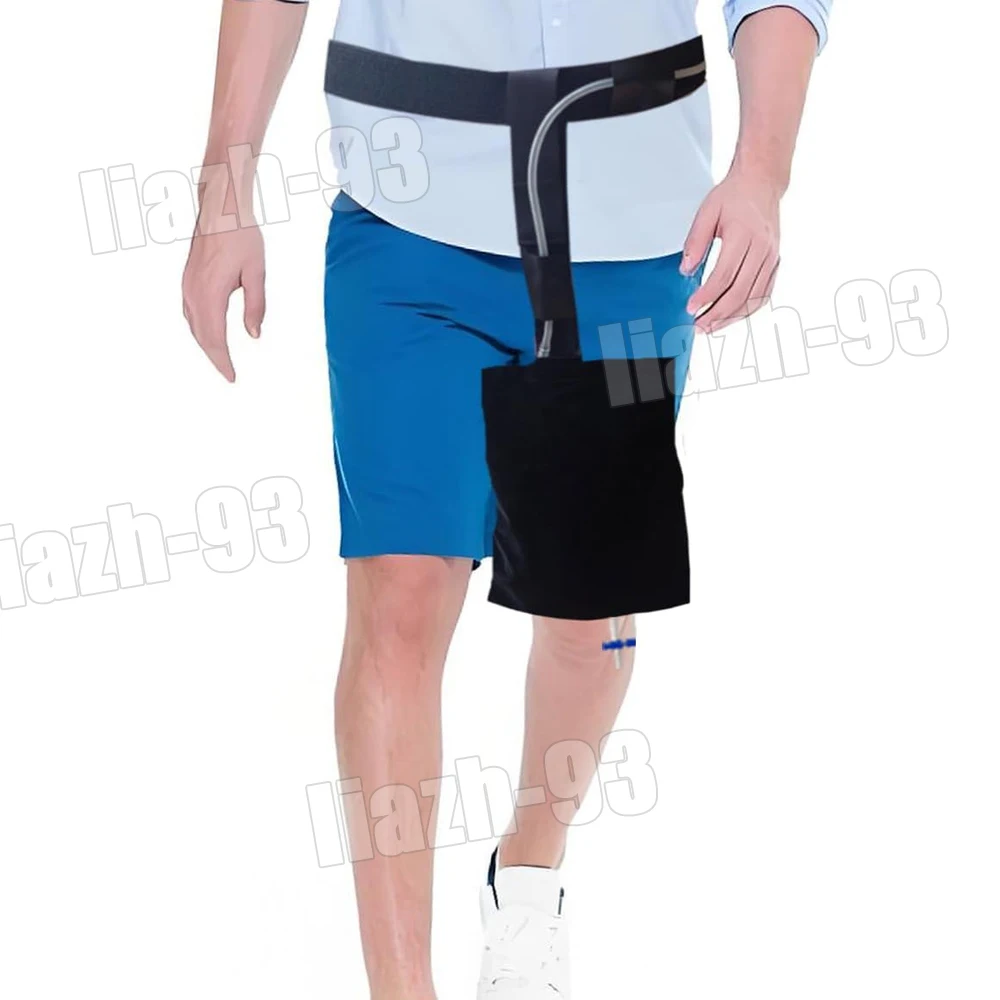 Urinary Drainage Bag External Bladder Ostomy Collection Waist Bag Catheter Urine Leg Bag Holder Fixed Storage Pouch Lightweight