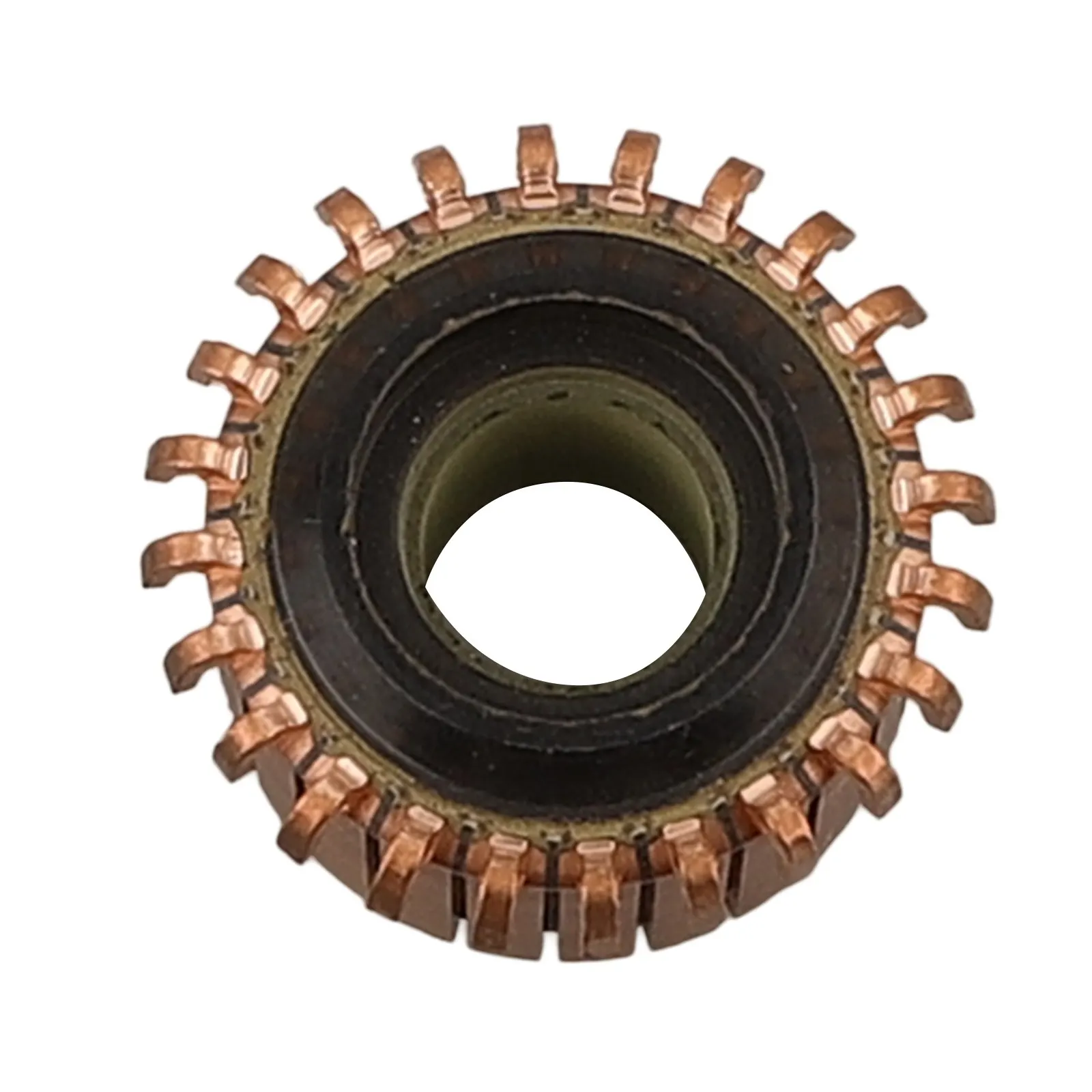 Hook Type Electric Motor Commutator 24 Copper Teeth 28 5 x 11 5 x 18(21) mm Compatible with Power Tools and Appliances
