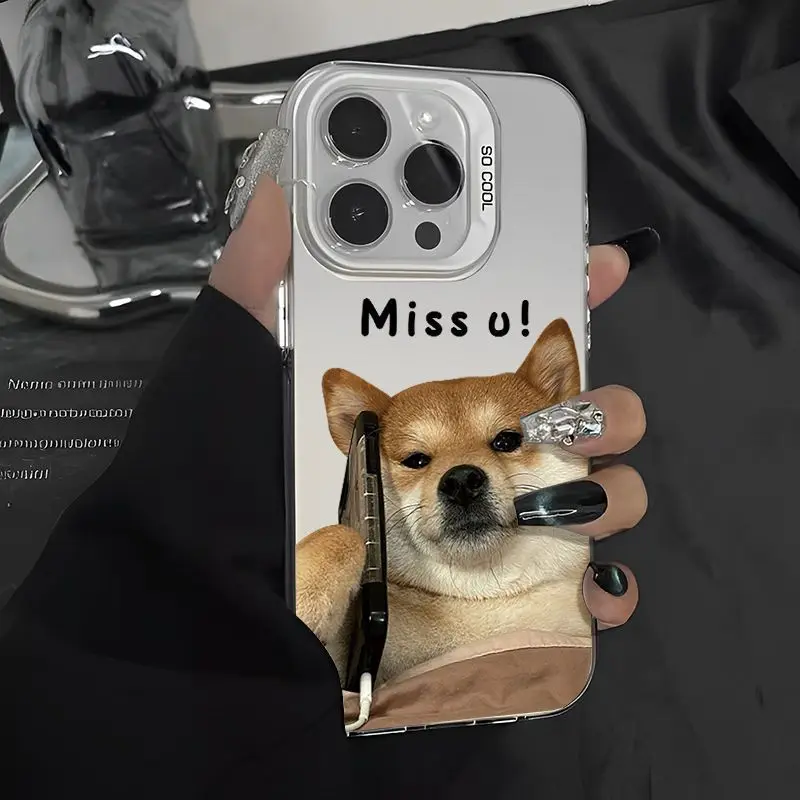 

A sense of sophistication phone case for iPhone 16 15 14 13 12 11 Pro/ Max/Plus shock-proof rear cover anti-fingerprint.