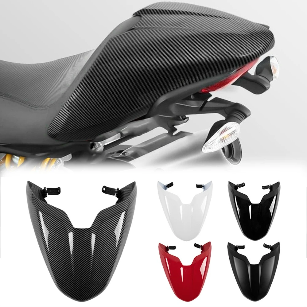 

For Ducati Monster 821 2014-2023 Monster821 Rear Passenger Pillion Seat Cover Motorcycle Hard Seat Cowl Hump Fairing Accessories