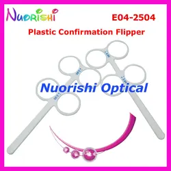 Strumento per optometria professionale in plastica a 4 lenti per Test Flipper Eye Trainer E04-2504 sono disponibili diottrie personalizzate