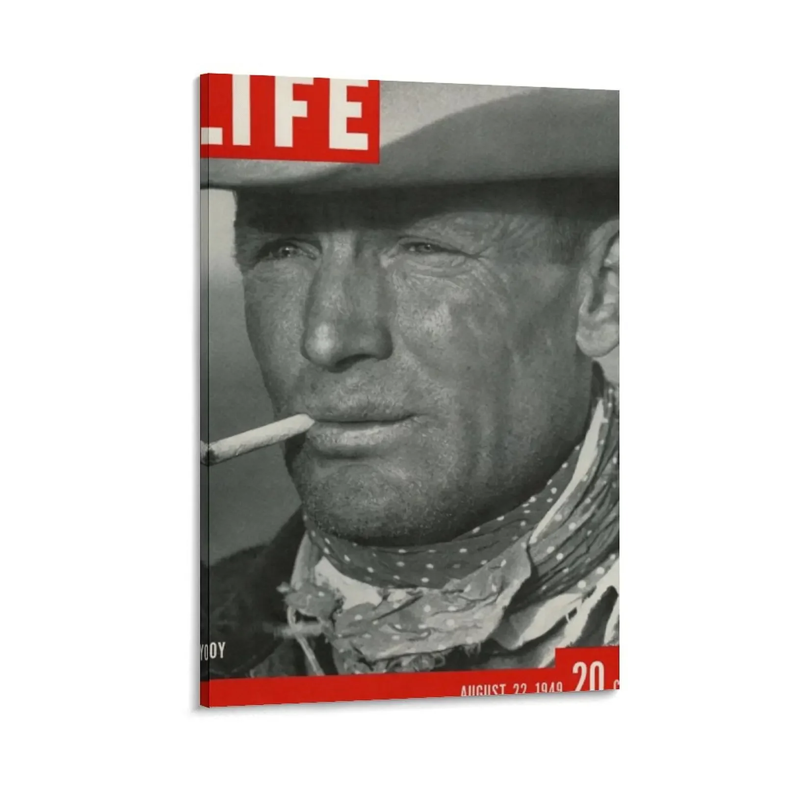 

Cowboy LIFE Mag Canvas Painting japanese room decor cute room decor vintage home decor