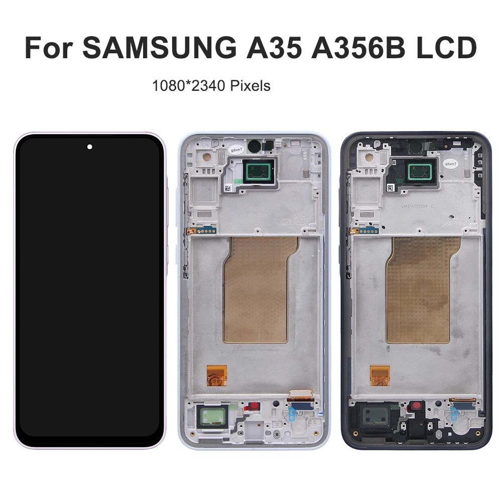 A35 For Samsung For AMOLED For A35 5G A356E A356B A356U LCD Display Touch Screen Digitizer Assembly Replacement