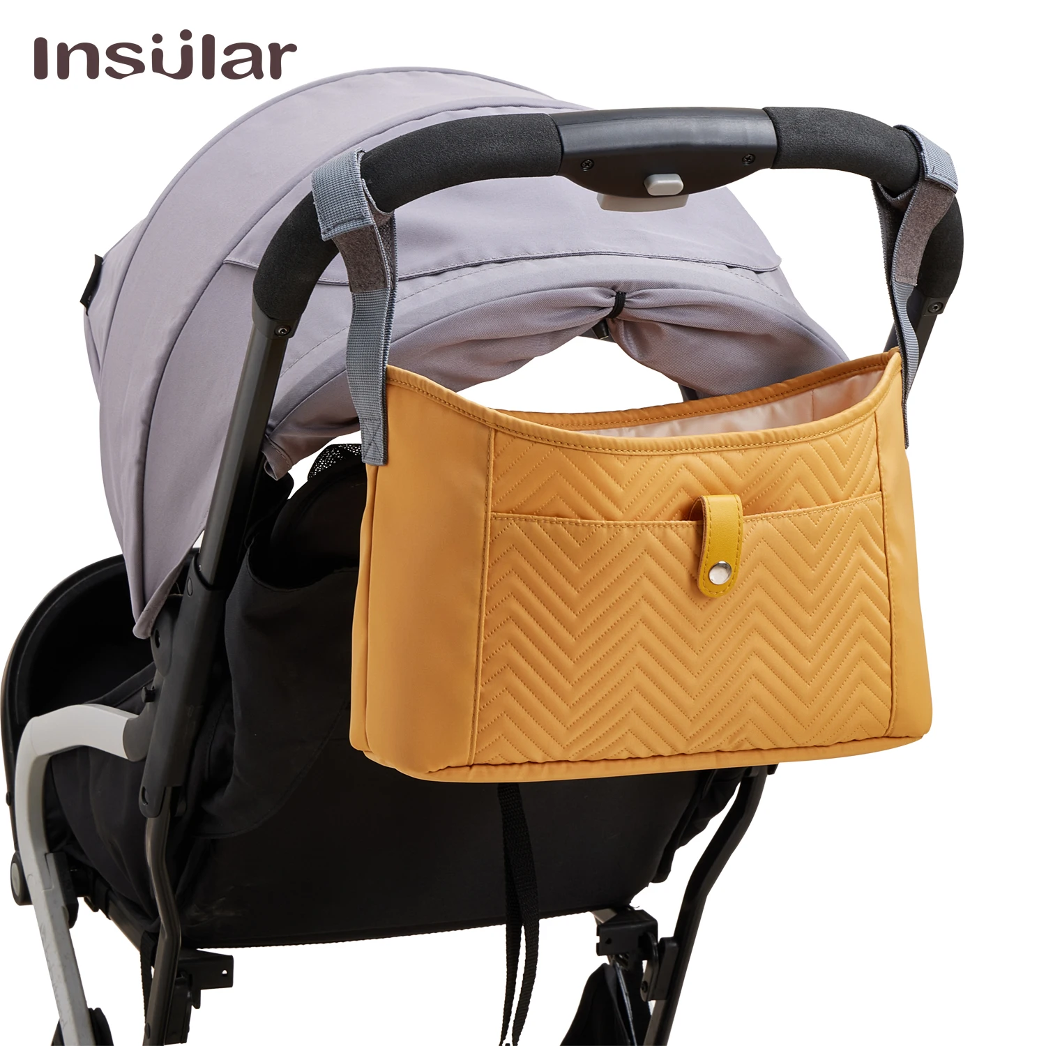 Hang Diaper Bag Baby Stroller Bag Organizer Bag Nappy Baby Bottle Storage Bags Buggy Pram Cart Basket Hook Stroller Accessories