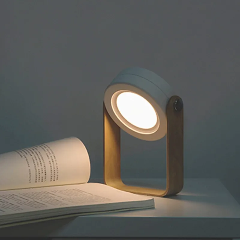 Retractable LED Lantern for Children, Small Night Lamp, Bedroom, USB Charging, Eye Protection, Folding Touch Table Lamp