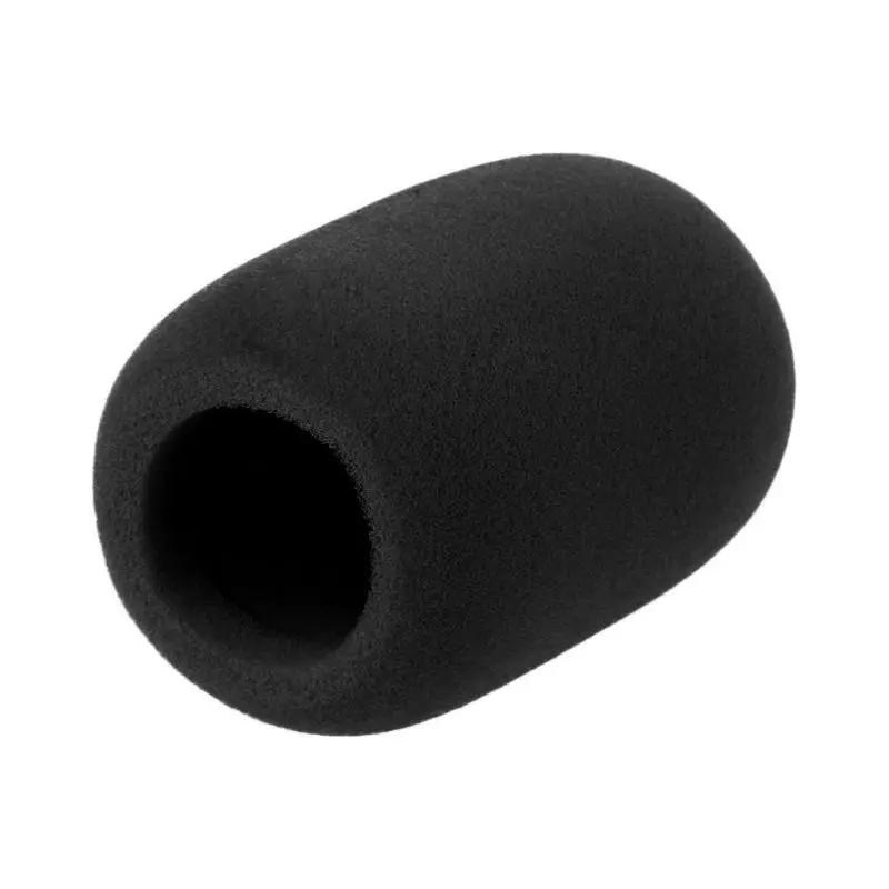 ADWE Professional Mic Cover Round Ball Shape Mic Windscreen Microphone Cap  Sponge Mic Cover Universal Windscreen Cover