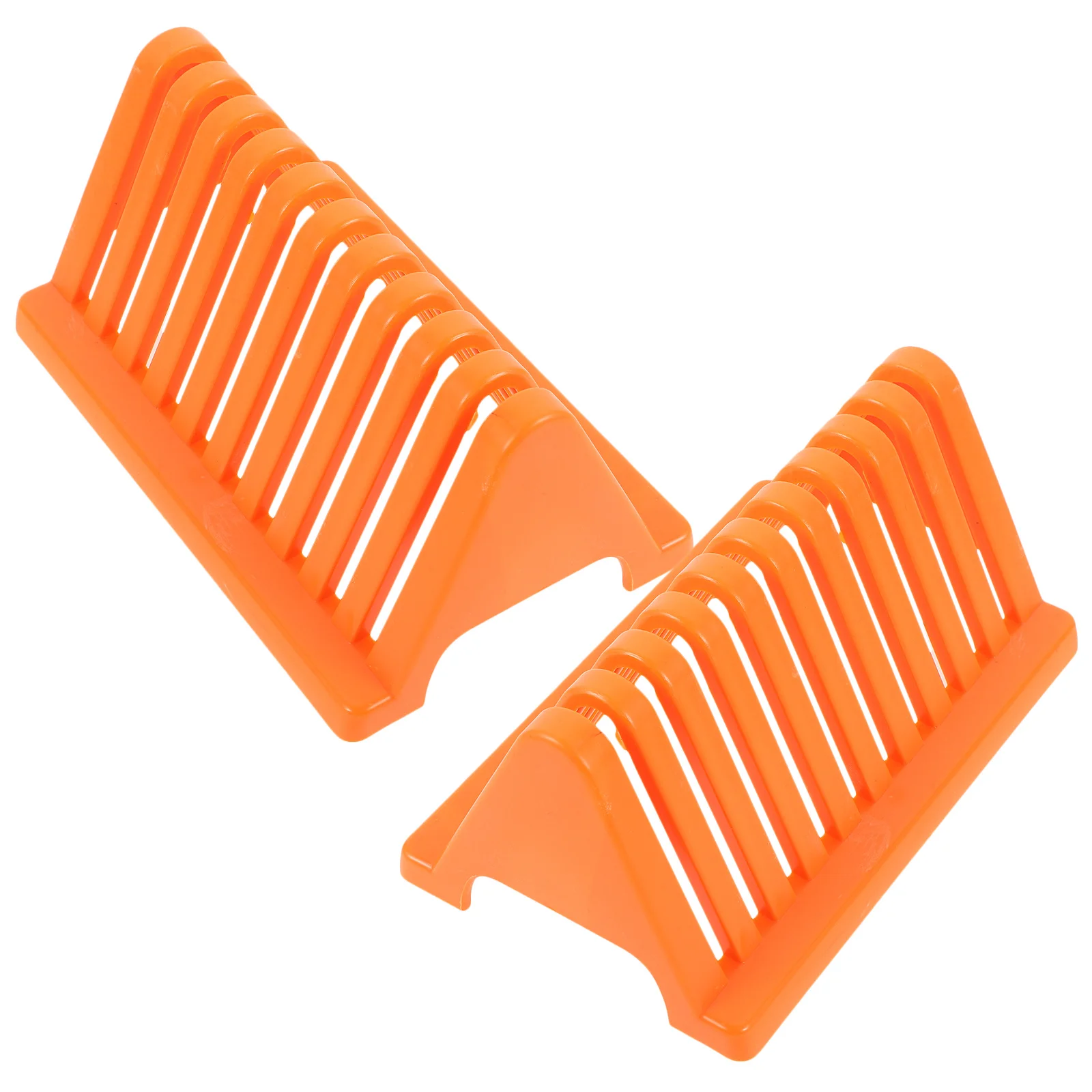 2 قطعة شرائح المجهر تلطيخ رفوف البلاستيك مختبر تخزين حامل مادة البولي بروبيلين دائم سهلة الوصول لون نابض بالحياة #2