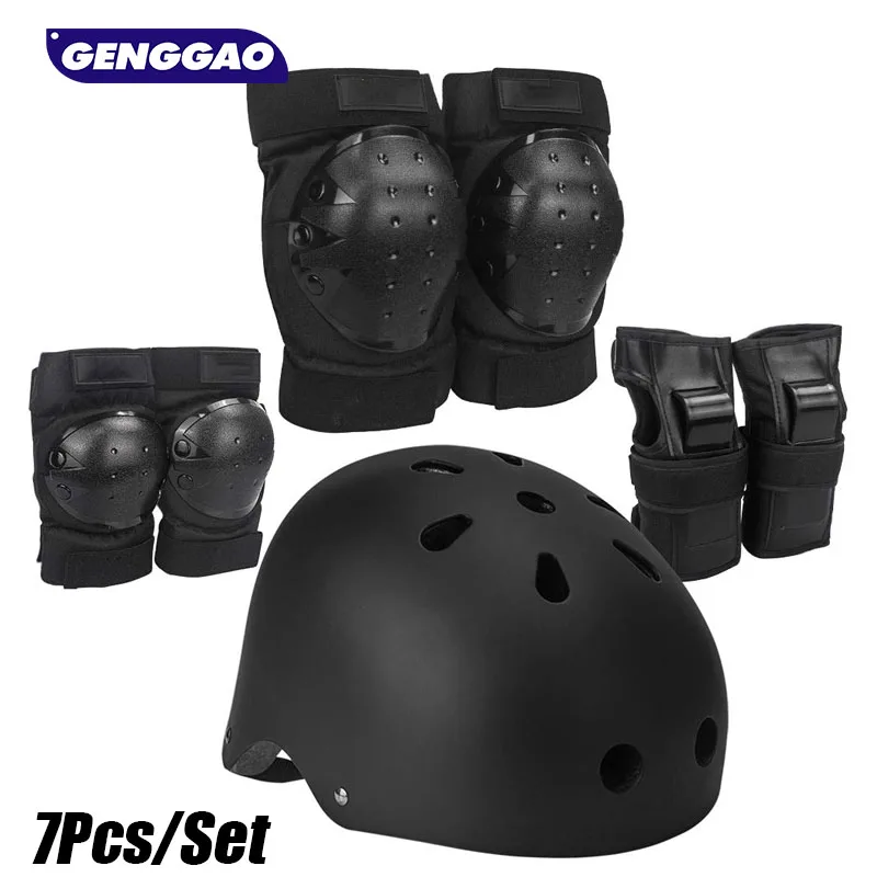 

Child & Adults Rider Series Protection Gear Set,Protection for Beginner to Advanced,Helmet,Knee and Elbow Pads with Wrist Guards