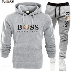 Nieuwe Herfst Winter Mannen Vrouwen Trainingspak Hoodies + Broek 2 Stuks Sets Pak Mode Trend Hip Hop Y2K Kleding Sportkleding sweatshirts