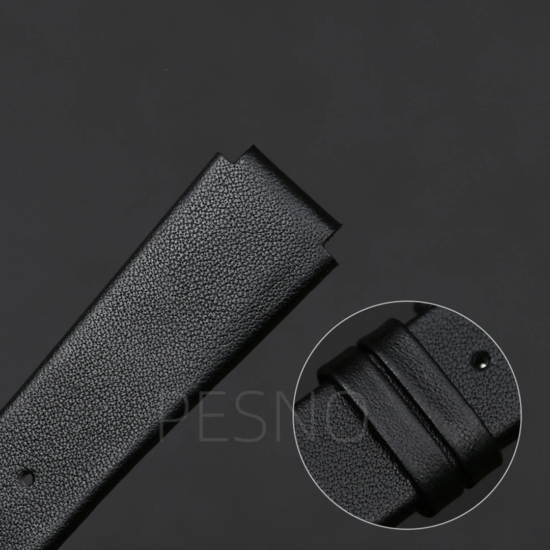 Pesno Watch Band Men Women Watch Bracelet Suitable for Rado Centrix R30941752/R30928715 Genuine Calf Skin Leather Strap Bands