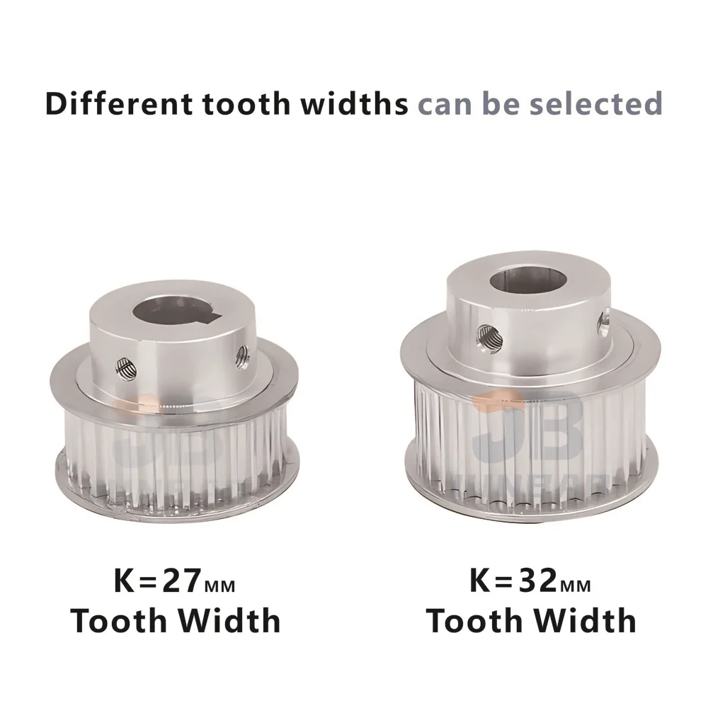 HTD5M 50T 60 denti puleggia dentata 5M cinghia ruota sincrona larghezza 16 21 27MM alesaggio 5 6 8 10 12 14 15 16 a 30MM parti della stampante 3D