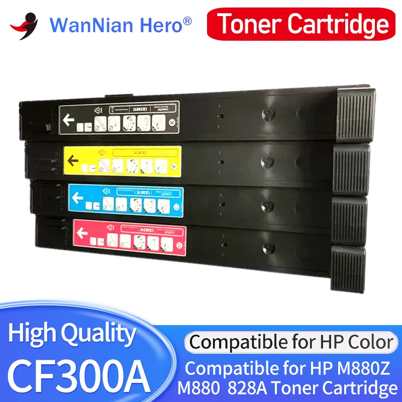 CF300A compatible For HP 828A 827A 826A CF300A CF310A Toner Cartridge for HP LaserJet M880z M880z M880  M855 series printer