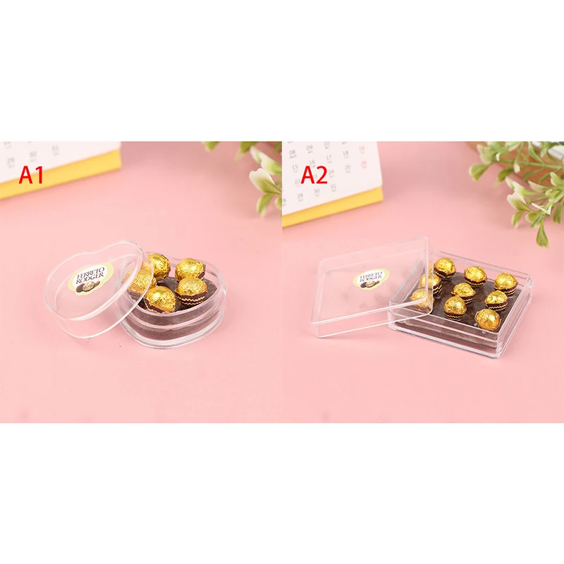 1:12 ドールハウスミニチュアチョコレートギフトボックスモデル食品おもちゃキッチンアクセサリー