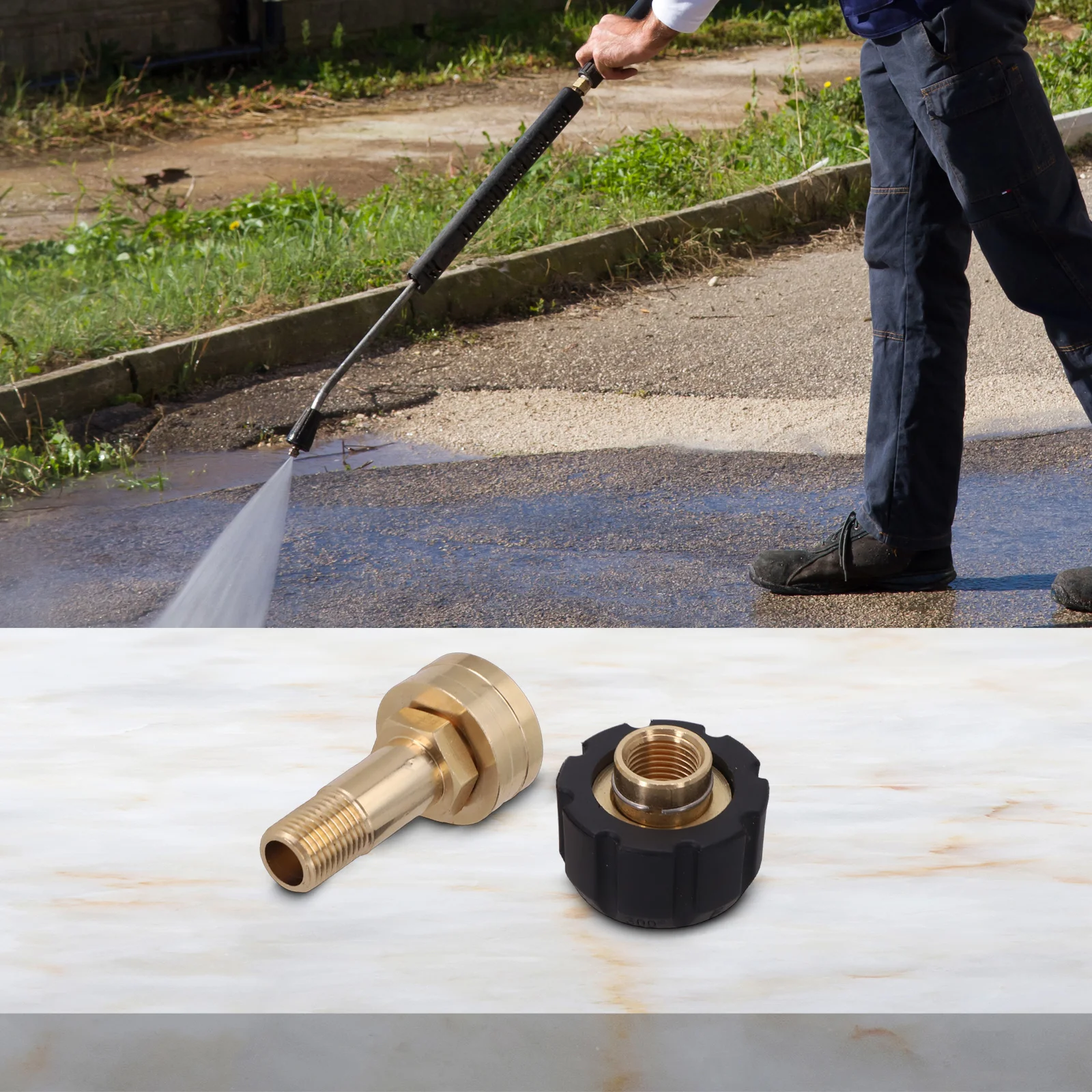 Cleaning Equipment Brass Connector M22 To 14mm M22-14mm Versatile Compatibility Plastic Components Seamless Connection