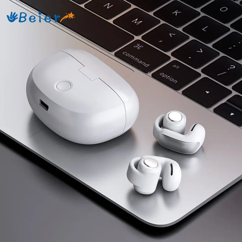 

Beier Earclip True Wireless Earbuds V12 Bluetooth 5.3 Earphone TWS Gaming Headest Waterproof Sports Headphones For Android IOS