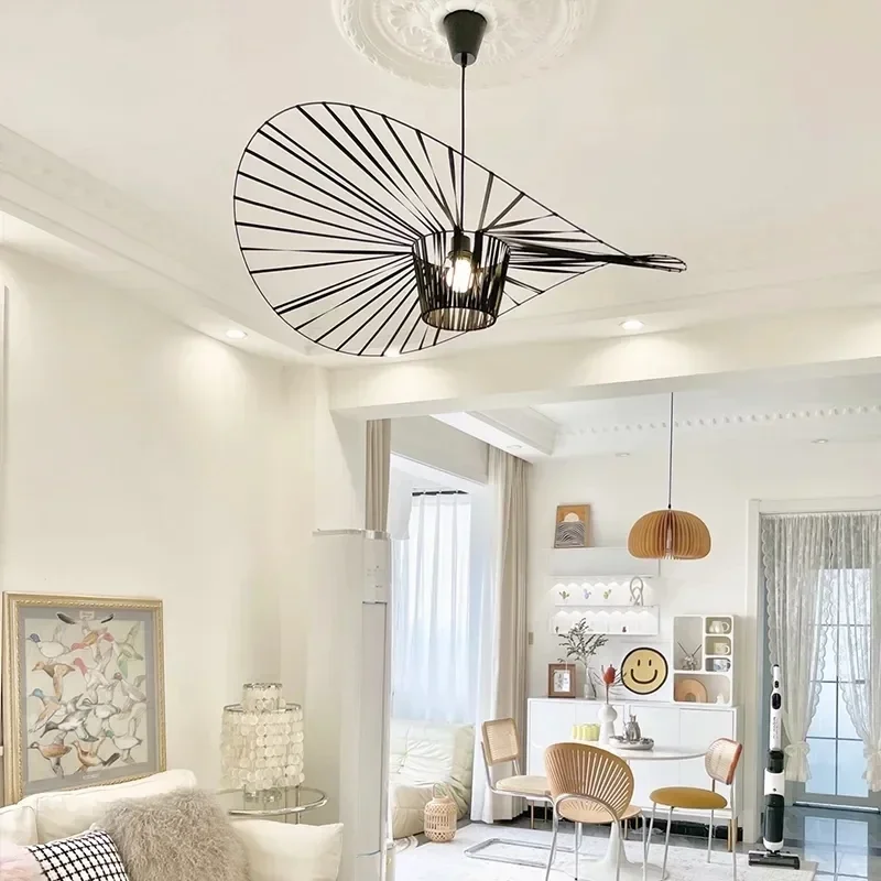 

Modern Vertigo Hat Suspension Lamp Industrial Vintage Led Pendant Chandelier Home Decor Lustre Ideal for Dining Room and Bedroom