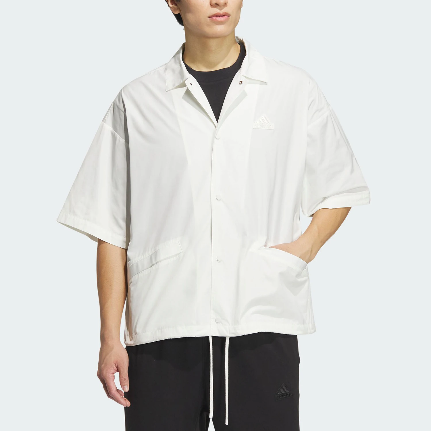 

Adidas подлинная новинка 2024, мужская свободная куртка с коротким рукавом IT3957