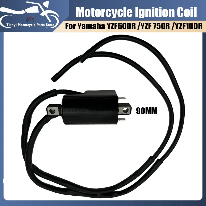 

82320-00-00 2-проводная катушка зажигания для Yamaha 1989-1995 Thunder Cat Super Tenere 1996-2007 YZF750R YZF750SP зажигание мотоцикла