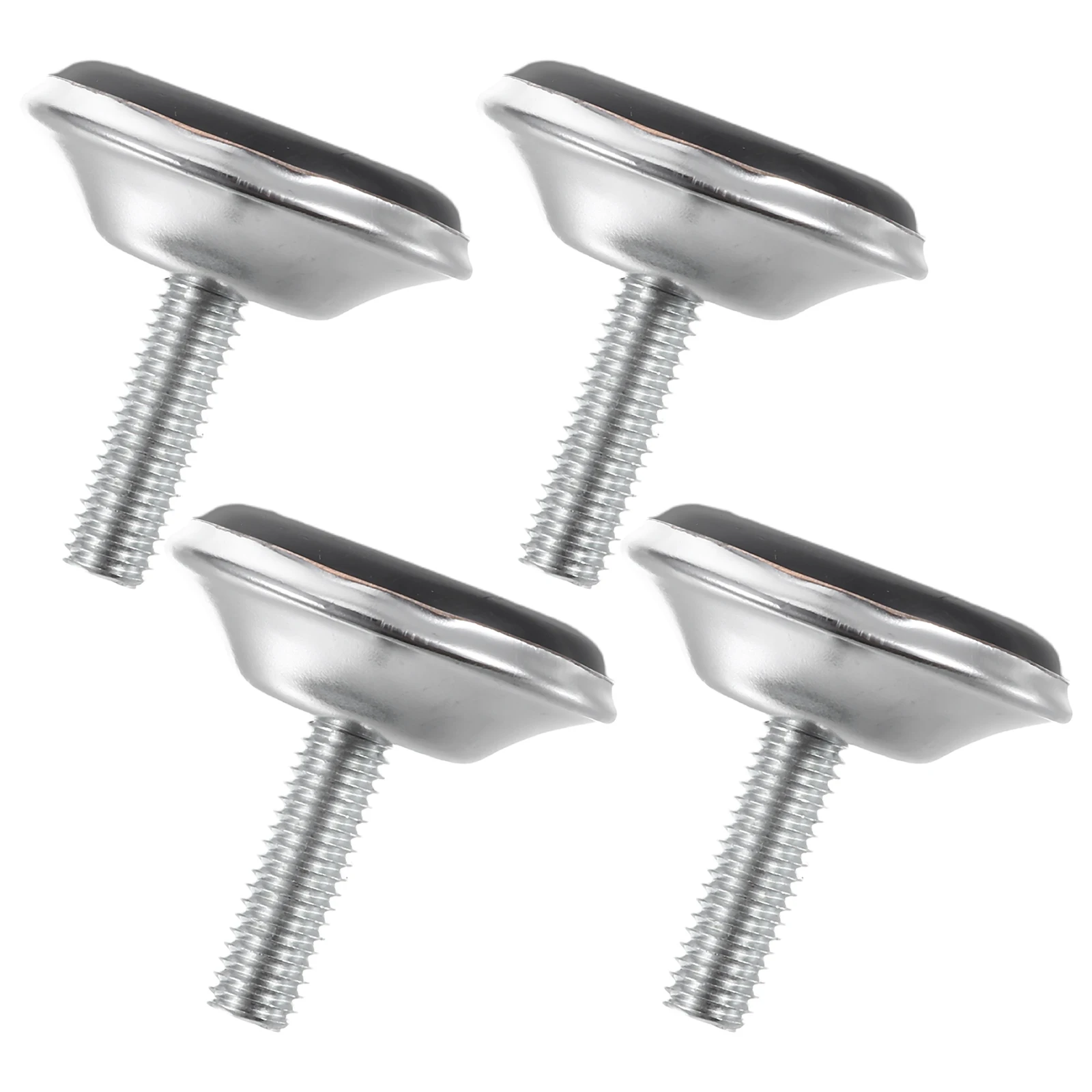 

4pcs Adjustable Furniture Feet Height Adjusters Non-Slip Durable Metal Legs For Tables Chairs Cabinets Bed Frames Steel