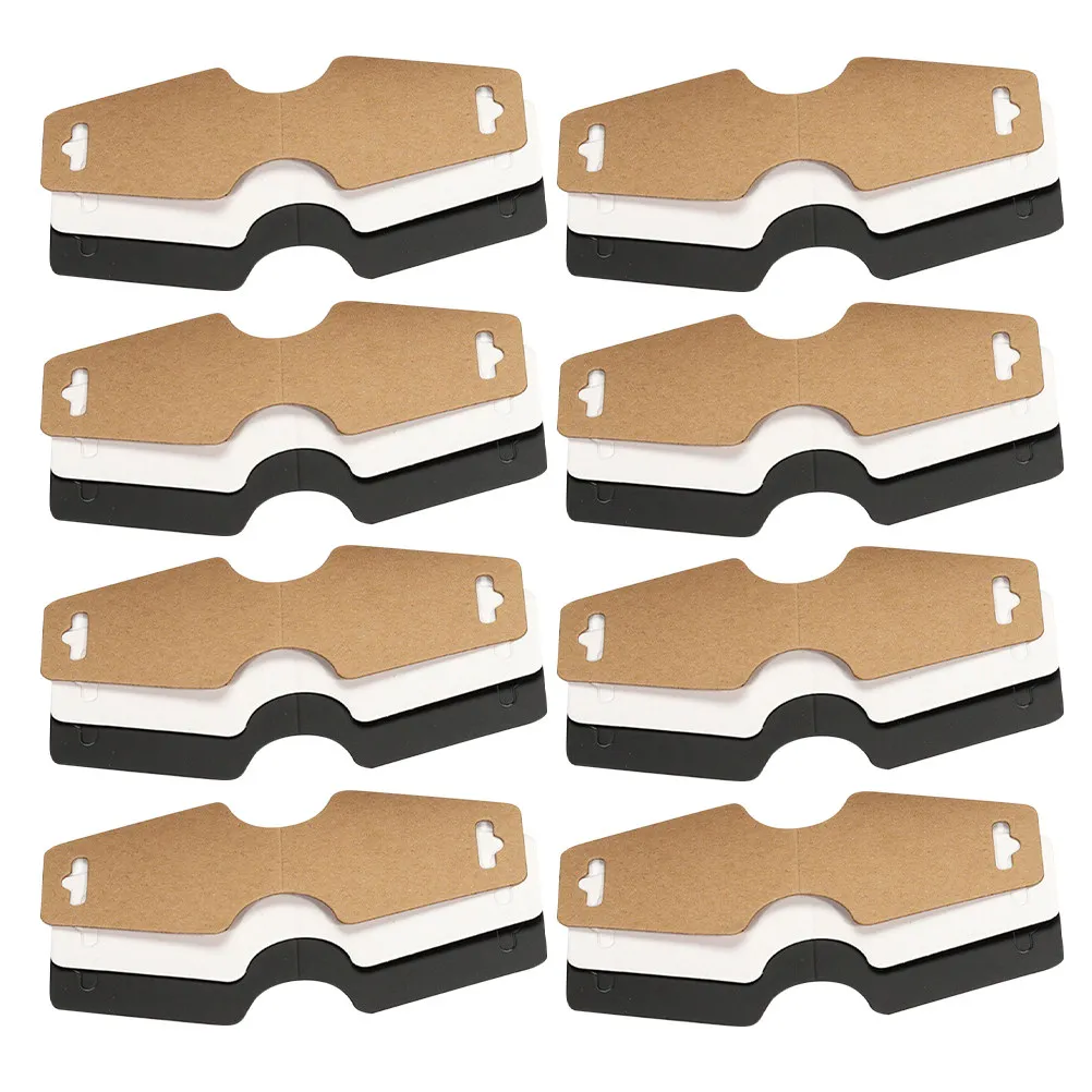 

150Pcs Foldover Jewelry Display Cards Paper Blank Holders for Bracelet Necklace Tags Selling Presentation Jewelry Display Cards