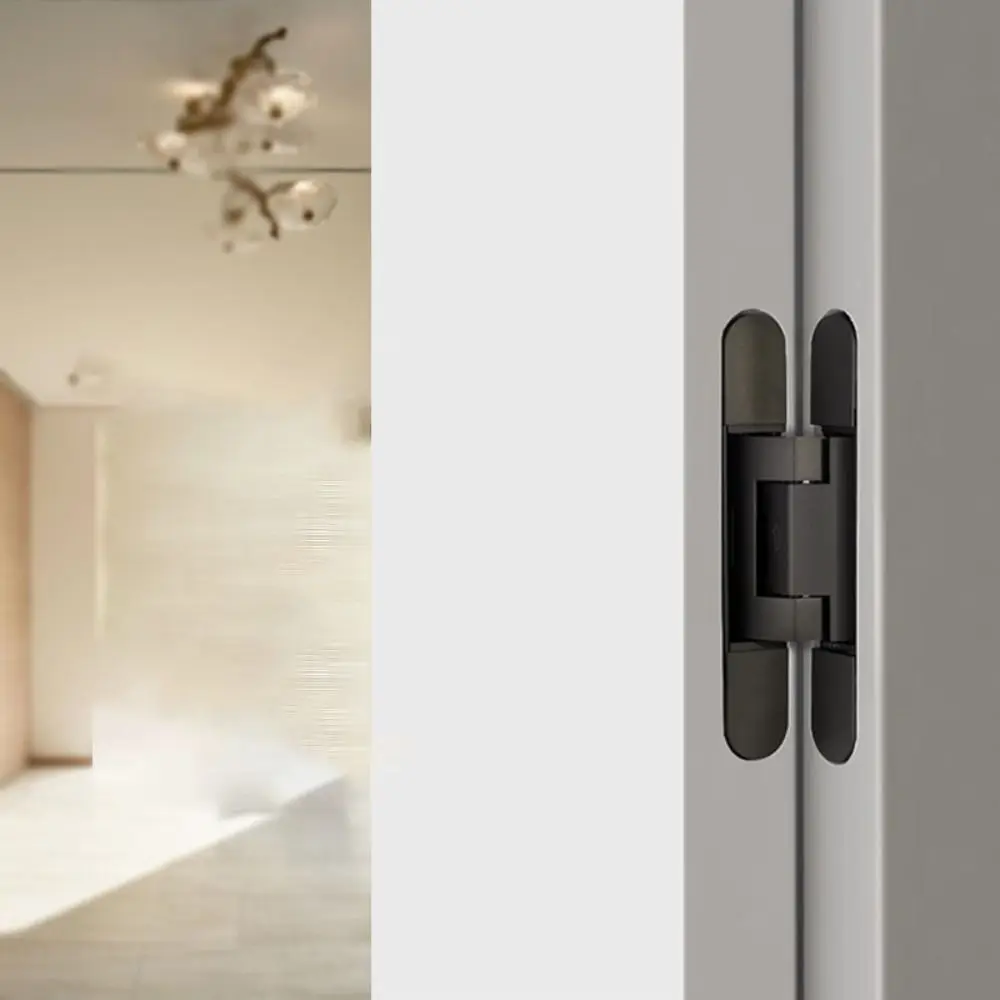 

Silent Close Hydraulic Adjustable Hinge Invisible Mounting Folding Invisible Door Hinge Adjustable Furniture Fittings