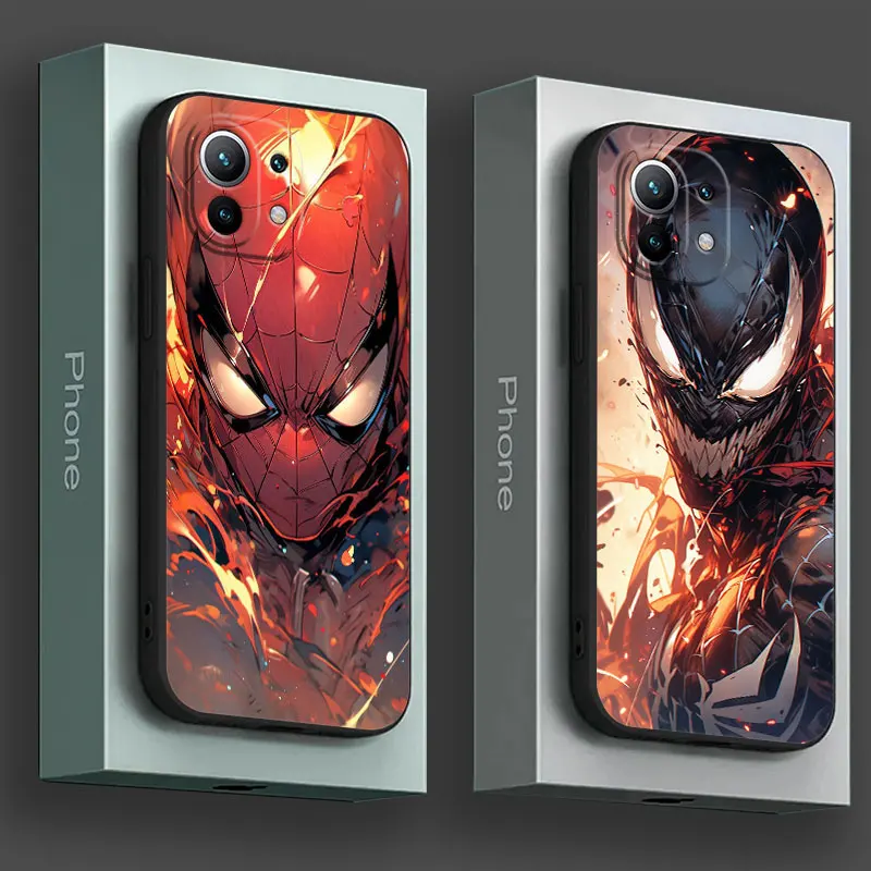 

Marvel Avengers Cool Venom Phone Case For Poco X8Pro Max X6 X7 X8 M7 M8 F7 Pro F8 Xiaomi 11T 13T 14T 15T Pro 15 Ultra Soft Cover