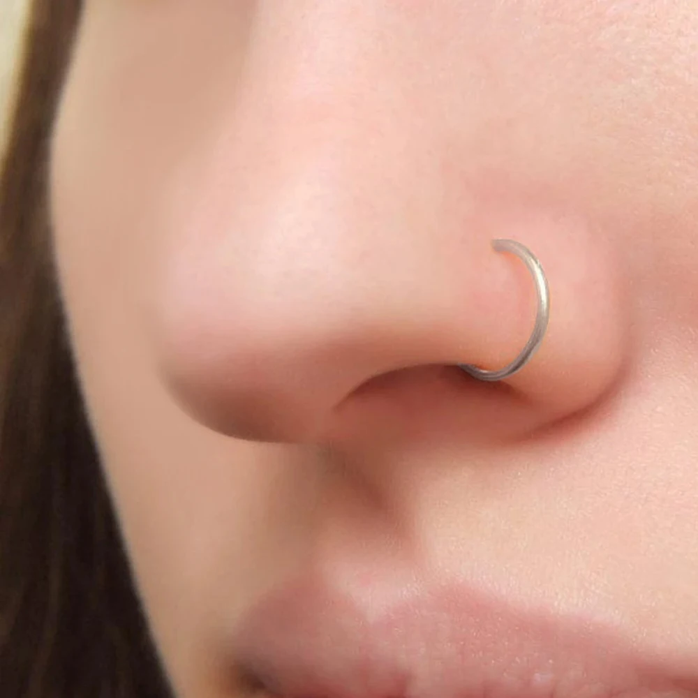 83Pcs/Set False Nose Rings Nasal Septum Artificial Perforation Suitable For Non Perforated Nose Jewelry For Women And Men