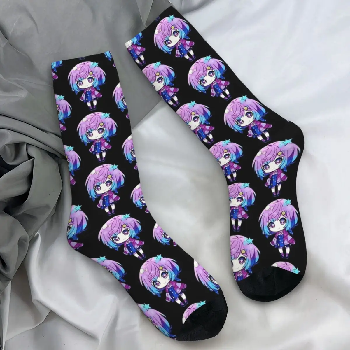 Project Sekai Emu Otori Anime Stockings Women Men Rui Kamishiro Socks Soft Breathable Leisure Socks Autumn Anti Slip Socks Gift