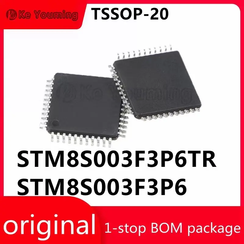 5PCS Integrated Circuit Embedded Microcontroller, Electronic Components, STM8S003F3P6, STM8S003F3P6TR, TSSOP-20, IC