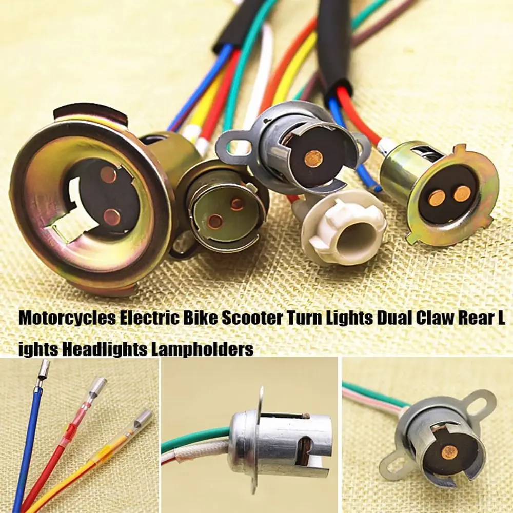 New Headlights Turn Signal Scooter Turn Lights Multistyles Dual Claw Signal Lamp Holder Electric Bike Parts