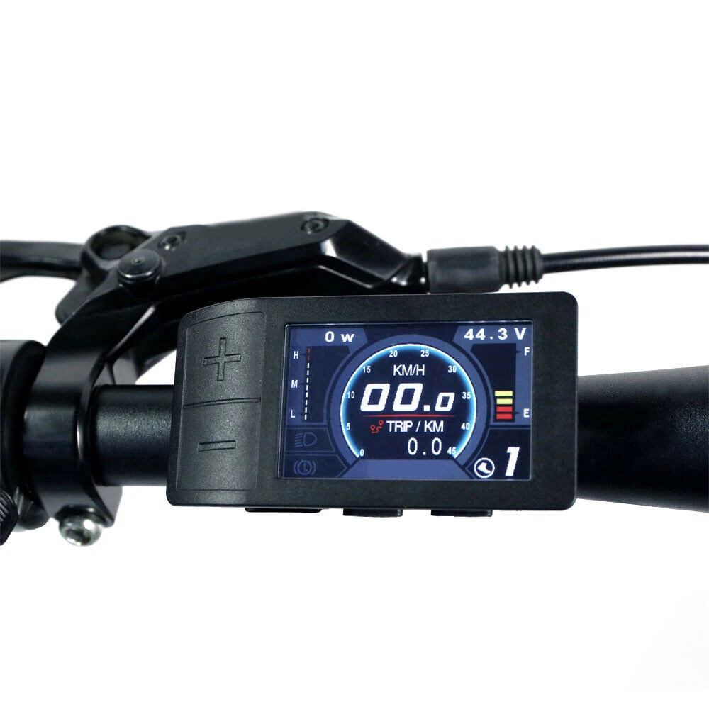 

E Bike Display For Bafang Adjustable Brightness Speed Display For BBS01 02 HD Motor 500C Color ABS Display Electric Bike Uart
